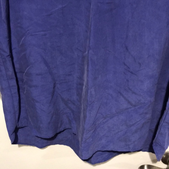 Purple soft silk-like dress - Picture 5 of 7